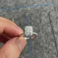 thumbnail image 5 of Eclet Jewels Forever Diamond Ring for Women's - 2.2 Ct Radiant Cut Diamond Rings - 14K White Gold Over Rings - Engagement Wedding White Diamond Rings - Engagement Surprise Diamond Ring for Women's, 5 of 9