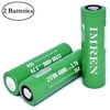 IMREN IMR 21700 4000mAh 35A Rechargeable High Drain Flat Top Battery (2 Pack) With Free Storage Case