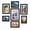 Black, variant on FungYuan 7 Pack Brown Collage Picture Frame Set, Multi Size Gallery Wall Frames with 11x14, 8x10 and 5x7 Frames for Photos