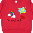 thumbnail image 3 of Inktastic Someone in Pennsylvania Loves Me Toddler Sweatshirt, 3 of 4