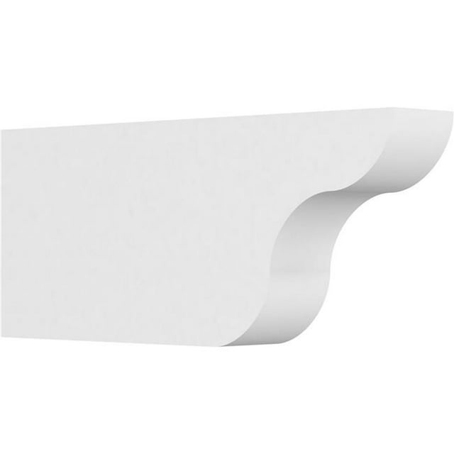 Ekena Millwork RFTP04X10X24CAR 10 x 4 x 24 in. Standard Carmel Architectural Grade PVC Rafter Tail
