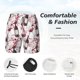 thumbnail image 3 of Balery Watercolor Wine Bañador para hombre, shorts de playa de secado rápido con entrepierna y forro de compresión-3X-Large, 3 of 6