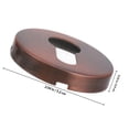 thumbnail image 2 of Phenofice Protector De Cerradura De Inoxidable Marrón Para Puerta Con Ajuste Perfecto Y Estilo Clásico, 2 of 6