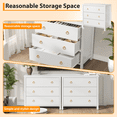 thumbnail image 4 of Wooden Dresser Chest with Clothes Storage Cabinet, Drawer Organizer, 4 of 7