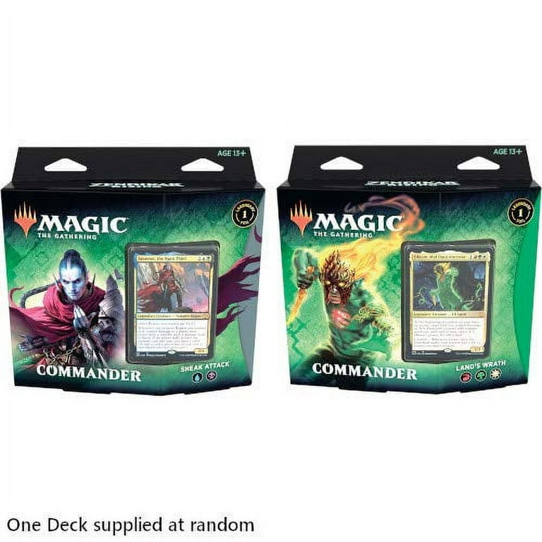 mtg random commander deck Amazon.com: Magic: The Gathering Starter Commander Deck - Token Triumph  (Green-White) | Ready-to-Play Deck for Beginners and Fans | Ages 13+ main image 0
