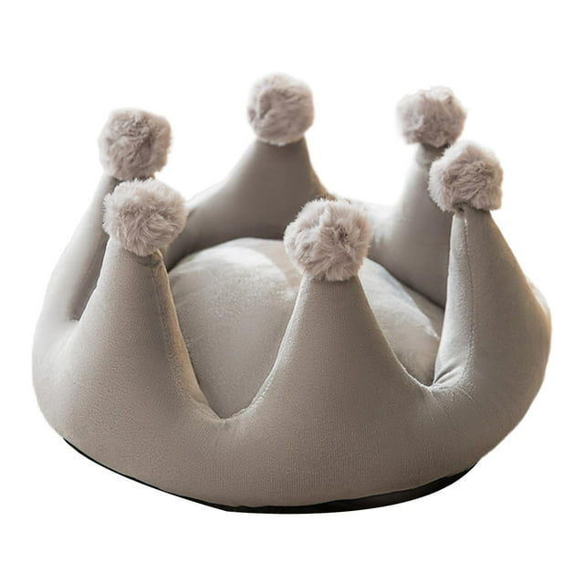 Cama para gatos Yuyangstore Acogedora Suave Autocalentable Gris