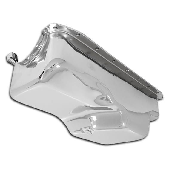 Cobra Tek | Compatible/Replacement 1971-1980 Chrysler Mo par Small Block SB 360 Engine Oil Pan | Chrome.