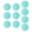Lake Blue, variant on Riousery Pink EVA Foam Golf Balls Soft Practice Training Balls for Indoor Outdoor Use, 2.6 inches / 65mm Diameter, 10 Pack Lightweight Swing Training Accessories