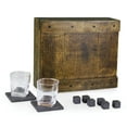 thumbnail image 1 of FB Jewels Oak Whiskey Box Gift Set, 1 of 3