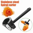 thumbnail image 1 of Cucumber Carrot Curler Sharpener Multifunctional Spiral Grater Stainless Steel Peeler Vegetable Slice Kitchen Helper New, 1 of 4