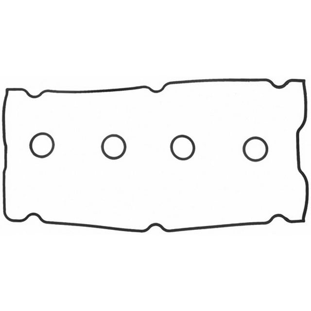 Fel-Pro Gaskets Valve Cover Gasket VS 50459 R OE Replacement; PermaDry Molded Rubber Gasket Included; With Spark Plug Tube Seals; 8 Bolt Valve Cover