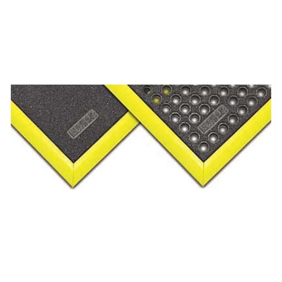 Notrax Ramp Edge, 2 in W x Nitrile Rubber, Yellow 551F0005YL