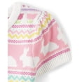 thumbnail image 3 of Jersey Gymboree de manga corta para niños pequeños Bunny Fairisle 8Y, 3 of 3
