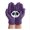Purple, variant on Printed Wool Knit Gloves,Winter Outdoor Cold Resistant Hand Warmers,Bone Pattern Thermal Knit Hand Covers,Thick Plush Lined Wind Block Anti Freeze Driving Riding Hand Gear,Purple