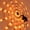Orange, variant on Halloween Decorations Spider Web Lights, 70 LED 8 Modes Battery Operated Waterproof Net Lights with Black Spider, Halloween Indoor Outdoor Orange