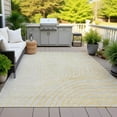 thumbnail image 4 of Dalyn Rugs Machine Washable Indoor/Outdoor Chantille ACN2107 Gold 5' x 7'6" Rug, 4 of 9