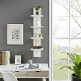 thumbnail image 6 of Danya B. Arica Utility Column 4-Tier Spine Wall Shelves (White), 6 of 11