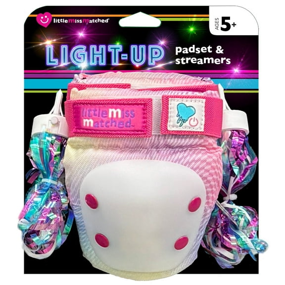 LittleMissMatched Light-up Children’s Elbow/Knee Pads and Streamers