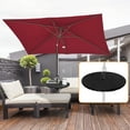 thumbnail image 2 of Outsunny 19.7" Detachable Patio Umbrella Table Tray for Pool Garden, Black, 2 of 10