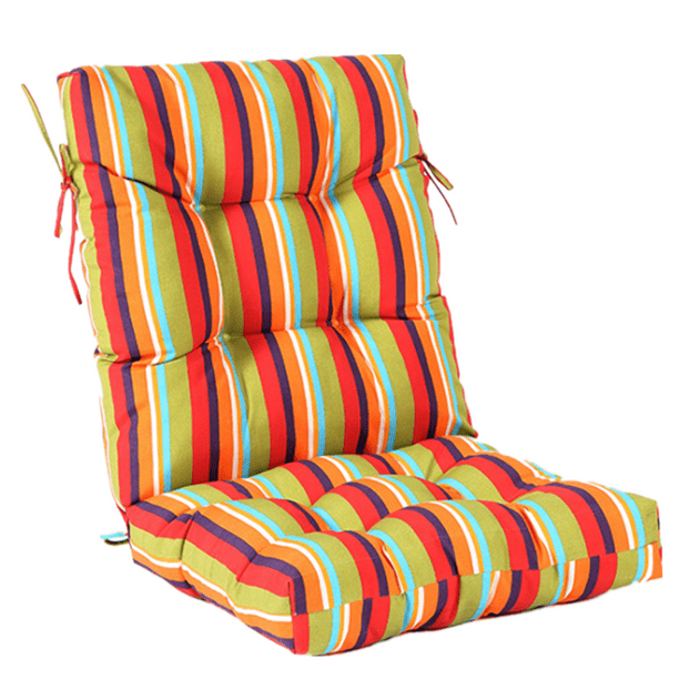 Back Chair Cushion Bench Seat, Tufted Outdoor High Back Patio Chair Cushion Covers