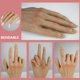 thumbnail image 2 of Nail Practice Hand Silicone Fake Hand with Stand Bracket for Acrylic Nails Bendable Mannequin Hands for Nail Techs Practice Nail Art (Colorful Right hand 3#), 2 of 5