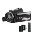 thumbnail image 1 of Andoer Cámara de video HD Andoer con batería adicional y pantalla giratoria, ideal para grabaciones profesionales., 1 of 7