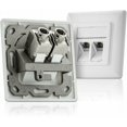thumbnail image 5 of Prise Keystone Cat6A Haute Performance, Module Réutilisable Robuste pour Réseau Fiable, Technologie Press-Fit pour Connexions Sécurisées, Profil Mince s'Adapte à Tout Environnement, 5 of 5
