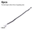 thumbnail image 2 of Women's Replacement Bra Strap Rhinestone Invisible Elastic Adjustable Removable Shoulder Straps Tops Dress Decoration Multi Color, 2 of 5