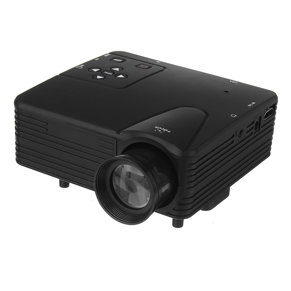 H80 Mini Projector, Portable LED LCD Video Projector, Video TV Movie
