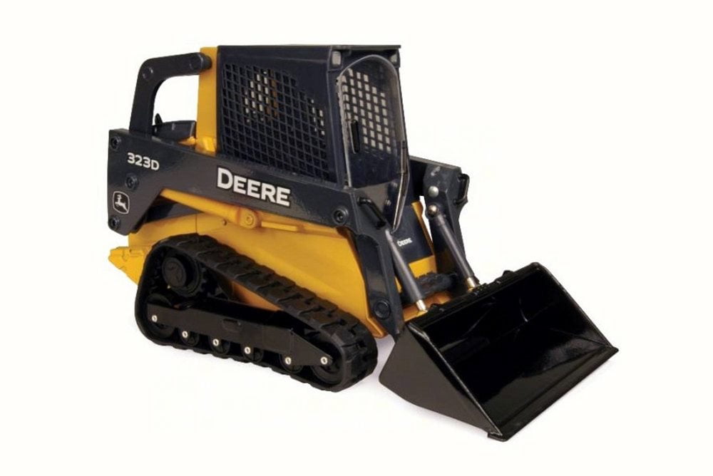 Prestige John Deere 323D Skid Steer, Yellow TOMY 45124 1/16 Scale