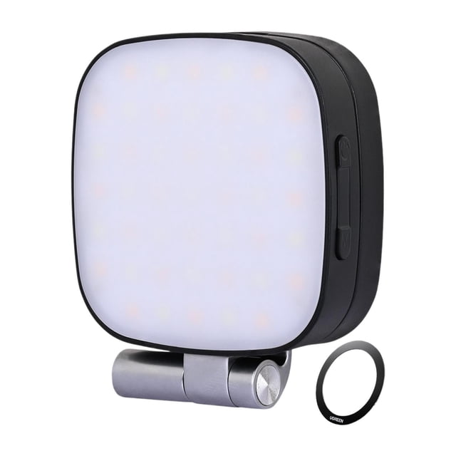 Luz para selfies, iluminación, transmisión en , clip 3, iluminación, plegable, fotografía, video, recargable, portátil, maquillaje, teléfono, luz Negro