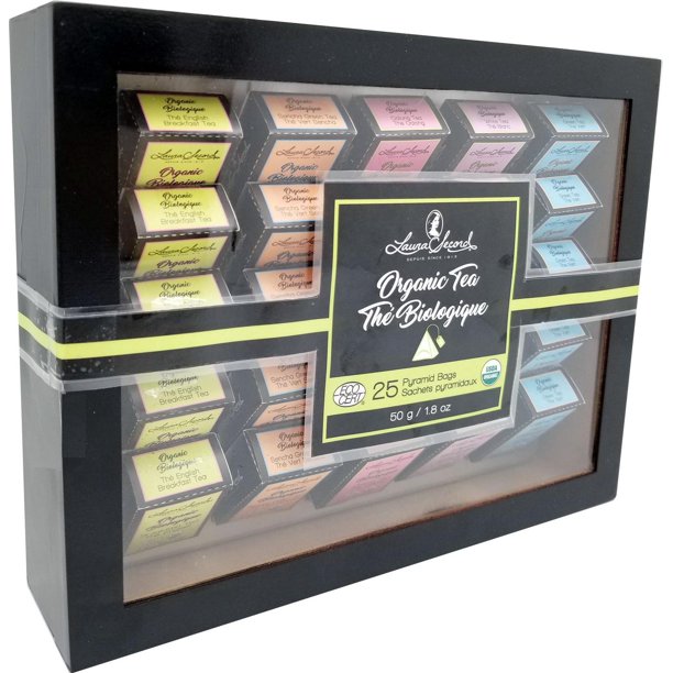 LAURA SECORD DECO WOOD TEA CHEST SET, LS WOOD TEA SET Walmart.ca