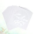 thumbnail image 1 of TEHAUX 100Ud Cd Packaging Bag White Paper Case with Transparent Window for Easy Storage and Portable Use, 1 of 8
