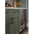 thumbnail image 3 of Amerock Merced 5-1/16 inch (128mm) Center-to-Center Matte Black Cabinet Pull, 3 of 6