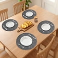 thumbnail image 3 of Unique Bargains Set of 6 Farmhouse Woven Placemat for Dining Table Black, 3 of 6