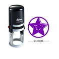 thumbnail image 1 of STAR Design Round Self Inking 20mm Kids Teacher Stamp Personalized Custom Shiny Rubber Stamp, 1 of 1