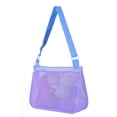 thumbnail image 1 of Bolsa de almacenamiento de juguetes para niños, bolsa de playa de viaje, bolsa de red de playa con perspectiva hueca, bolso de hombro, 1 of 5