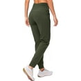 thumbnail image 3 of Women's Fleece Lined Joggers High Waisted Water Resistant Thermal Winter Sweatpants Running Hiking Pockets, 3 of 7