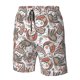 thumbnail image 4 of Balery Paisley Floral Traje de Baño Estilo Hawaiano para Hombre, Shorts de Secado Rápido con Bolsillos-Large, 4 of 6