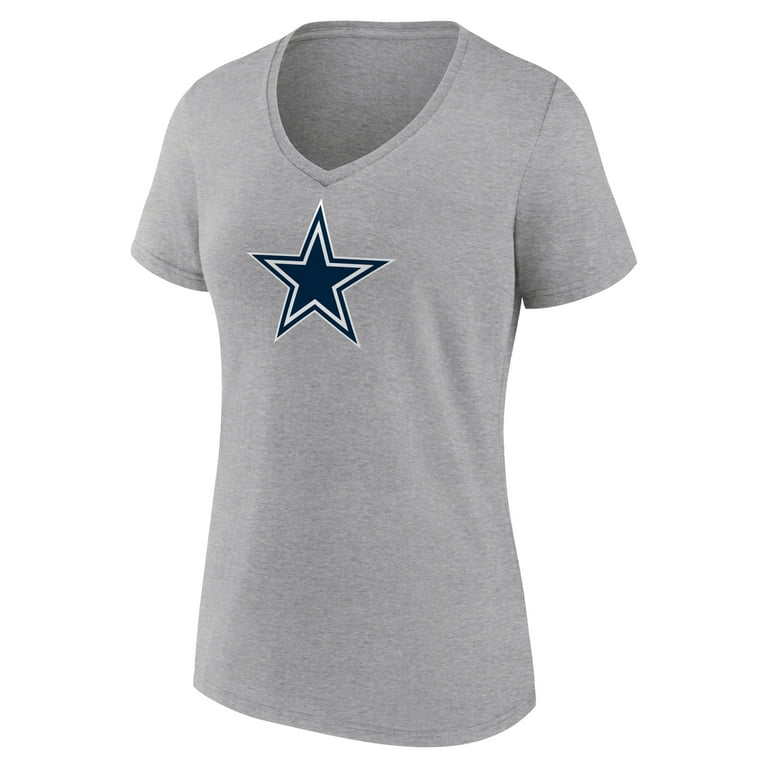 Women's Dak Prescott Gray Dallas Cowboys Icon Player Name Number