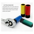 thumbnail image 2 of Drive Wheel Protector Impact Socket Impact Sleeve Set Plastic Sleeves 17mm, 19mm, 21mm, and 22mm, 2 of 6