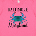 thumbnail image 4 of Inktastic Baltimore Maryland Vacation Blue Crab Boys or Girls Baby T-Shirt, 4 of 5