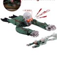 thumbnail image 4 of Ornement Zombie Rampant Maison Hantée Accessoire Animé Décorations avec Lumière, 4 of 11