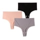 thumbnail image 5 of Pantalones de fitness para mujer, tanga de una pieza sin costuras, ropa interior de algodón con cintura alta y entrepierna ceñida de talla grande, 5 of 6