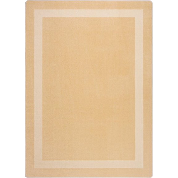 Kid Essentials - Misc Solid Color Area Rugs Portrait, 5'4" x 7'8", Sandstone