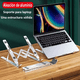 thumbnail image 5 of Base Soporte Para Laptop De Aluminio, Plegable, Portátil Plata, 5 of 5