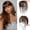 Dark Brown, variant on Clip in Bangs Real Human Hair for Women, 4*6 Inch Natural Clip-On Partial Bangs Hairline Topper, Breathable Human Hair Toppers Hair Pieces for Thinning Hair