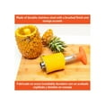 thumbnail image 4 of IMUSA Stainless Steel Pineapple Corer with Orange Handle, 4 of 9