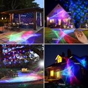 Chims DJ Mini Party Lights RGB Aurora Laser Projector Light Show Remote Control Music Activated Portable Festival Birthday Party Dance Holiday Camping Christmas Decoration