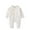 White-8, variant on Odeerbi Baby Boys Girls Clothes Soft Cotton Rompers Spring Fall Cartoon Print Jumpsuits Baby Long Sleeve Printed Solid Color Onesie Round Neck Bodysuit White